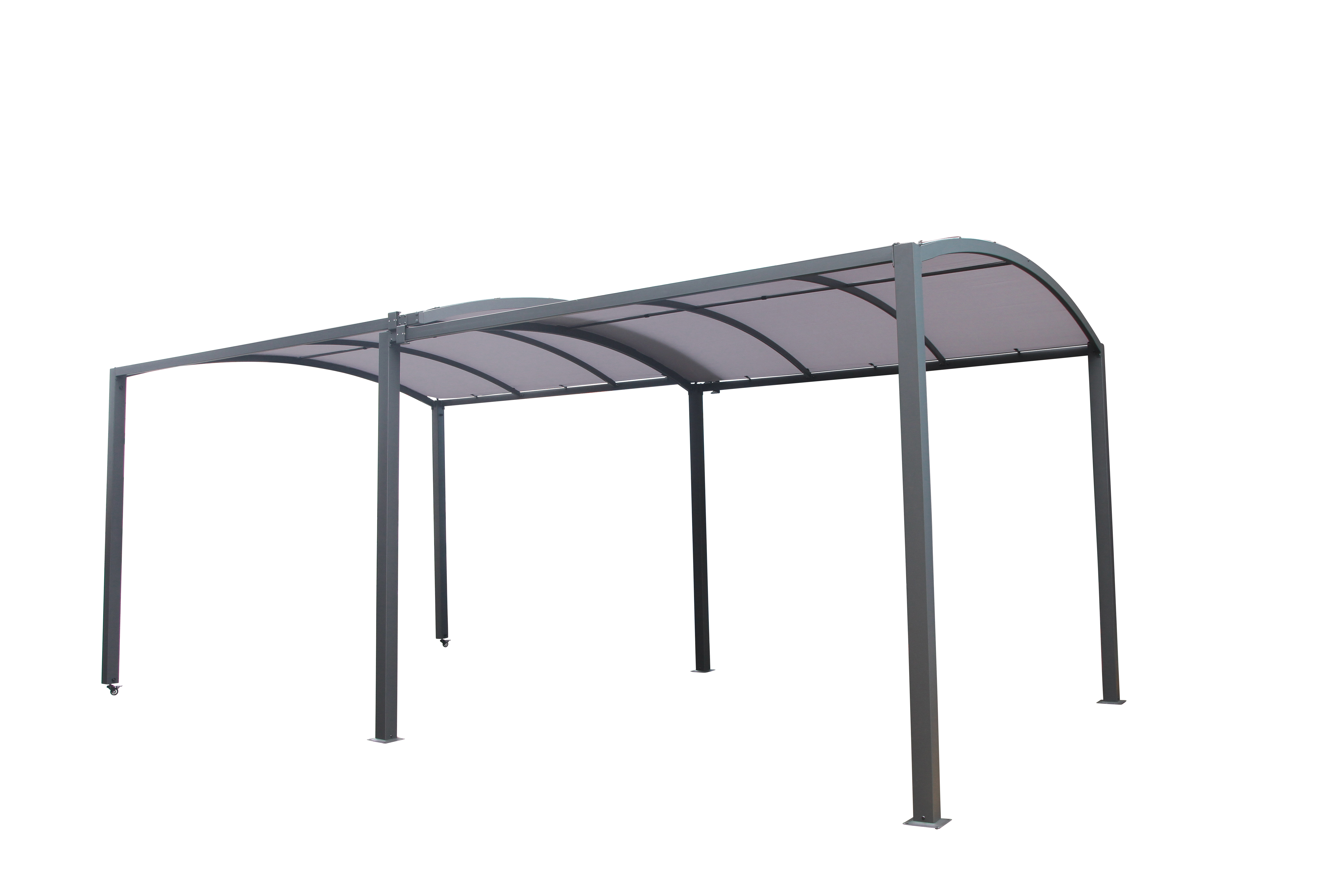 Pergola JOTTA 2.0 5,7(3)x3 m grau zum Ausziehen