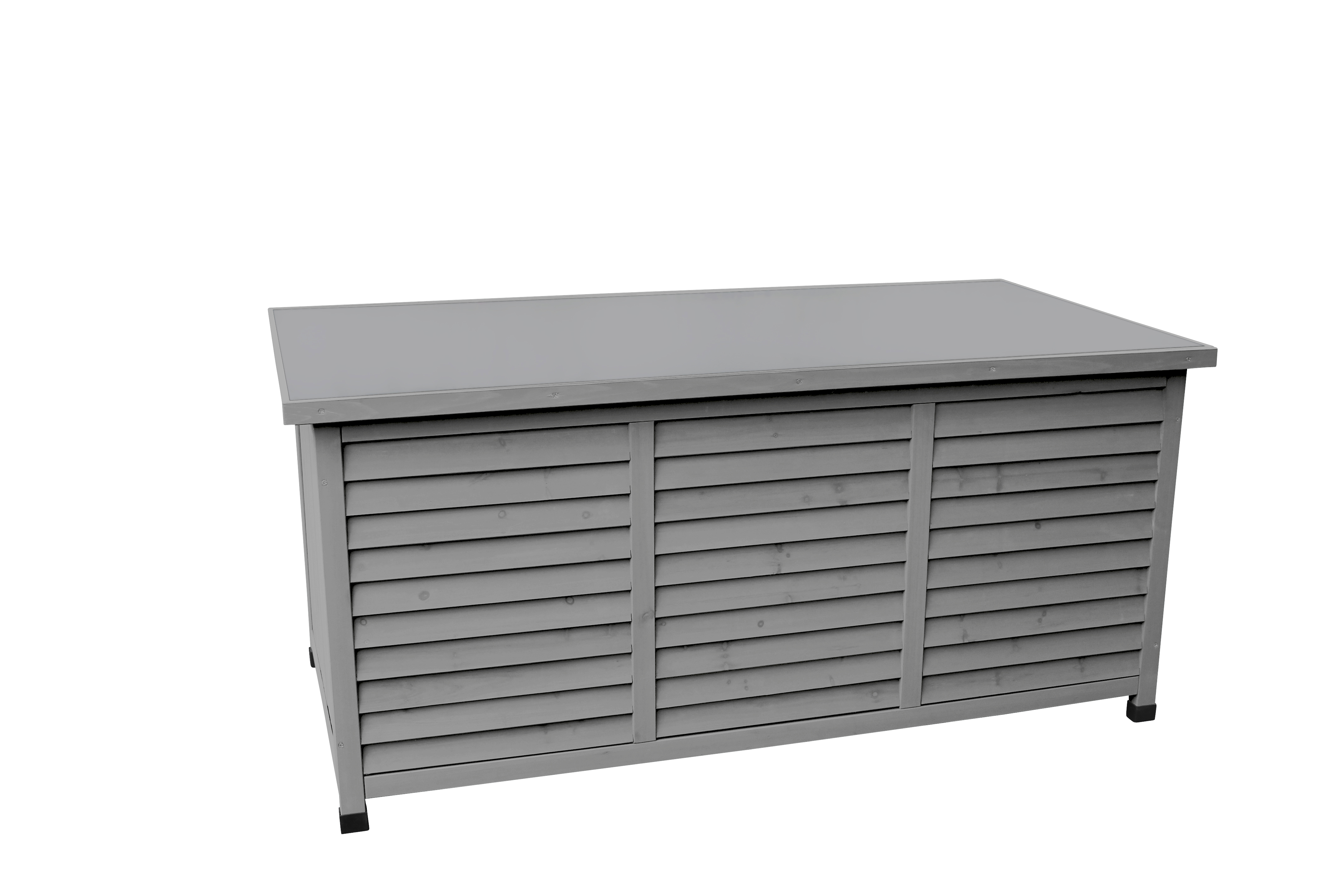 Kissenbox VINTAGE Tannenholz anthrazitfarben lasiert