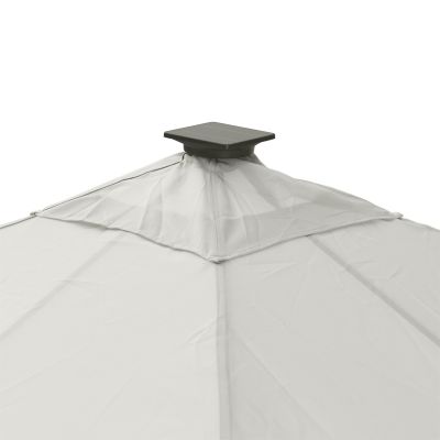 Dachtextil lichtgrau für Solarpavillon LINA 3x3 m 471776311400